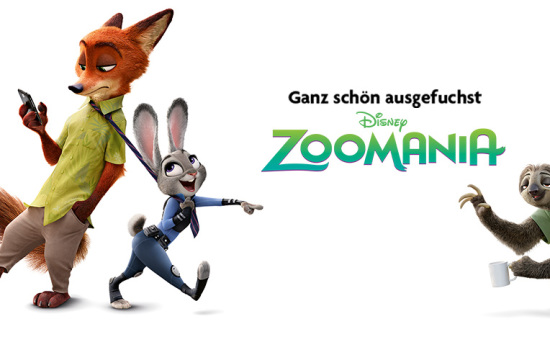 Passend zum Start von Disney's Zoomania verlosen wir 20 Kinotickets. Die süßen Helden aus dem Film finden sich ab sofort auch auf ausgewählten Artikel unserer Kinderkleidung.